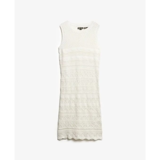 Superdry - Gehaakte mini-jurk - Dames - Jurken
