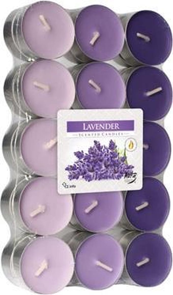 Bispol geur theelichten lavendel - Set-30