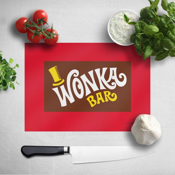 Wonka Bar Chopping Board