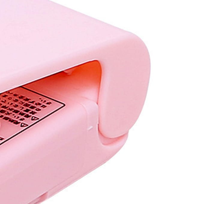 Mini Zaksealer ABS Plastic Voedselbewaring Handheld Draagbare Mini Sealer Machine voor Snack white