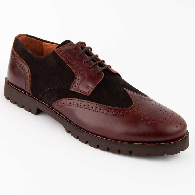 Purapiel Oxford Schoen Herac Bruin