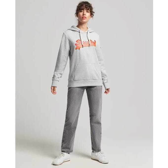 Dames sweatshirt met capuchon Superdry Vintage Logo Seasonal
