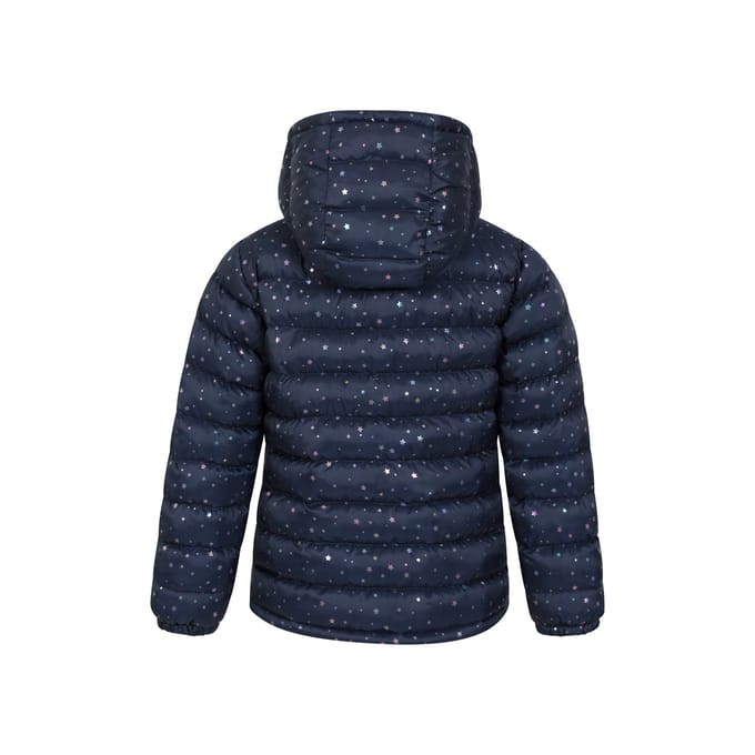 Mountain Warehouse Gewatteerde jas voor kinderen/Kinderen Seasons Stars (Blauw/Wit)