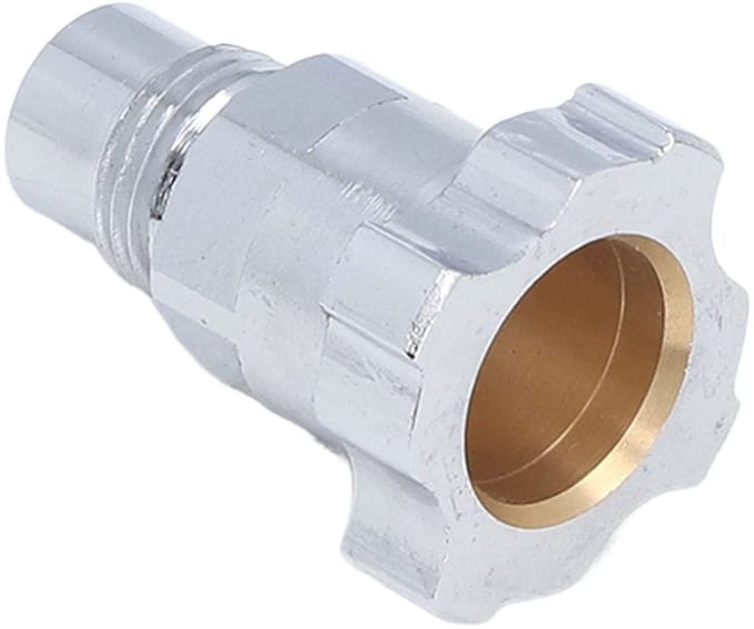 Dailygoods - Spuitkopconnector voor Airbrush met Roestvrijstalen Adapter