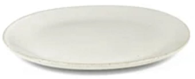 Serax Uncharted Out of Lines plat bord 18x16cm off white