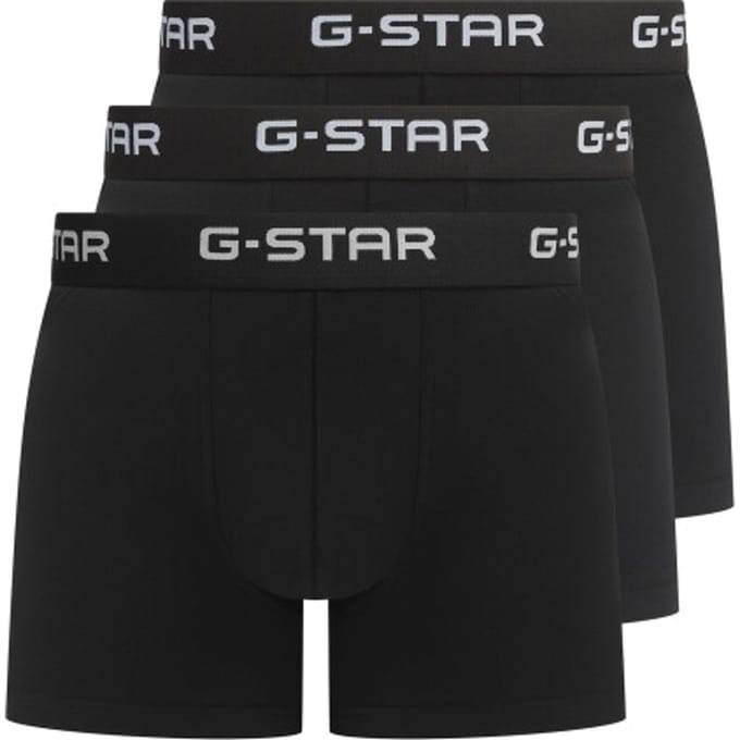 G-Star Heren Boxershorts Trunks ASH 3-Pack Zwart - Maat L