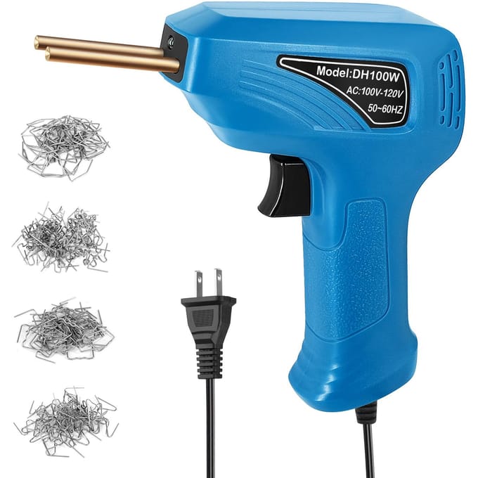 Draagbare draagbare kunststoflasmachine Paneelscheurreparatieset Thermisch snijden Hete nietmachine US Plug