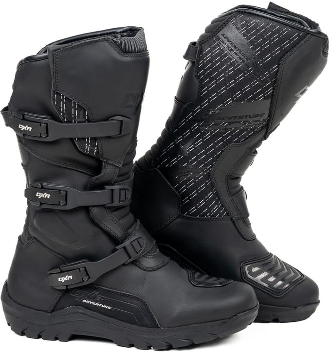MOTOBLOUZ MotorLaarzen KRUGER EVO Mannen|leer Zwart 45 CE-gekeurd