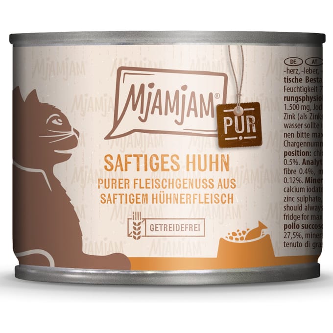 MjAMjAM Cat - Purer Fleischgenuss Dose 6x200g | Huhn