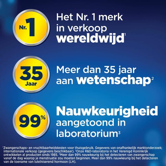 Clearblue Ovulatietest Digitaal - 3 x 10 stuks - Voordeelverpakking