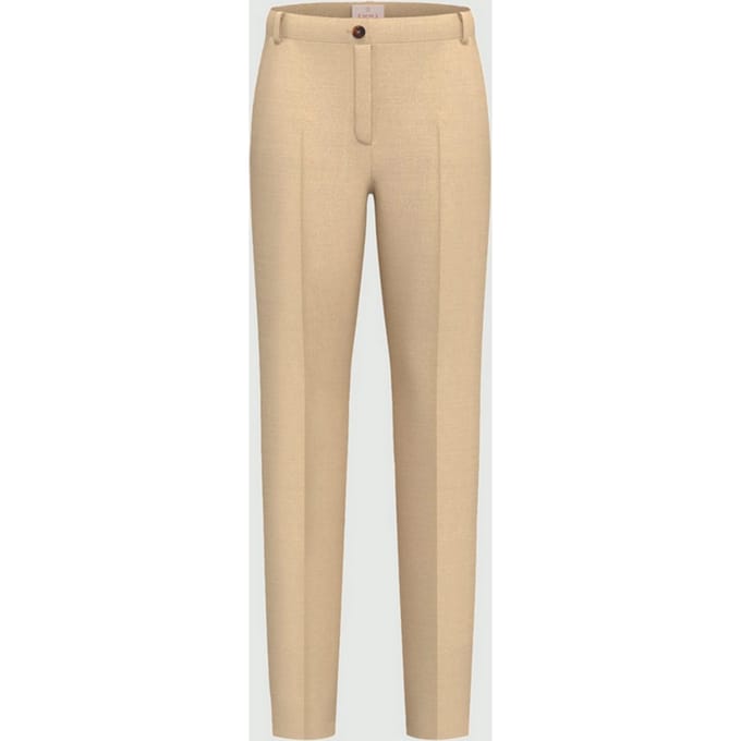 Vrouwen Linnen Gemengd Pantalone