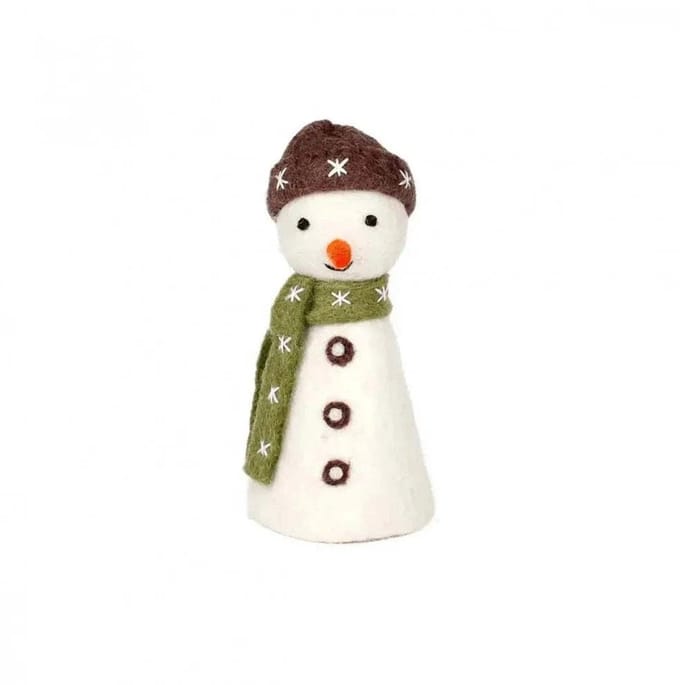 Sneeuwpop Donkerbruin - Handpop