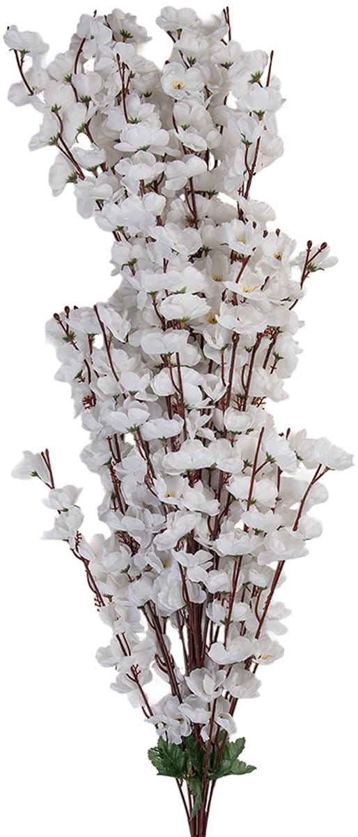 Clayre & Eef Kunstbloem 100 cm Wit Kunststof