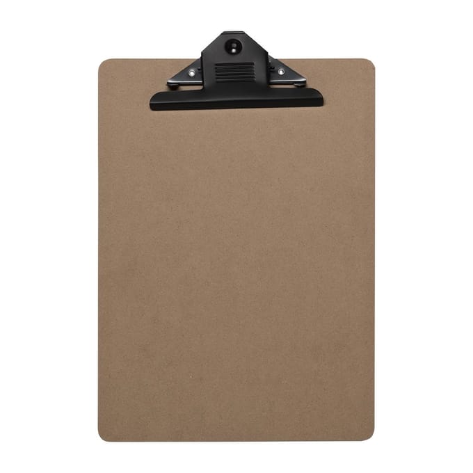 Europel Klembord - Clipboard - Hout - A4 - 21 x 29,7 cm - 1 stuk