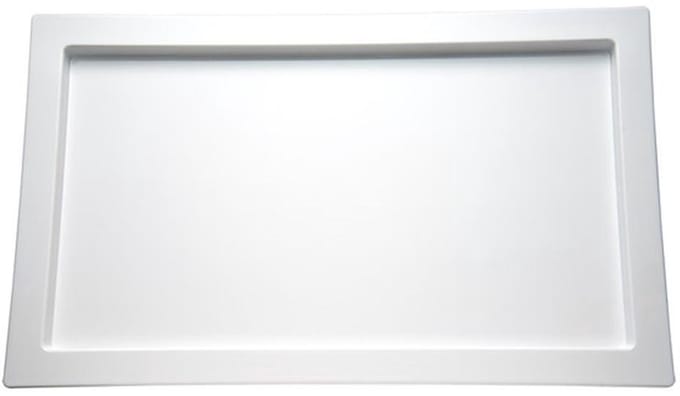 APS Dienblad - Fastfood Dienblad - Melamine - Wit - 53 x 32,5 cm - Vaatwasserbestendig
