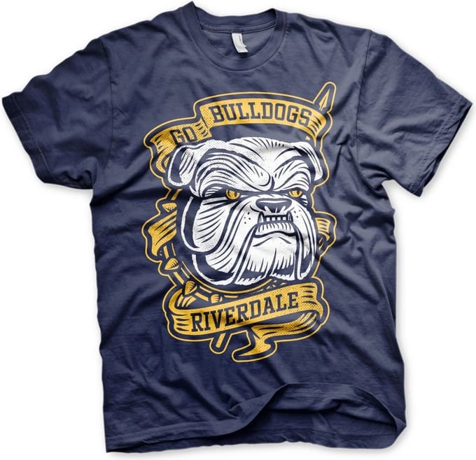 Riverdale Go Bulldogs T-shirt marineblauw