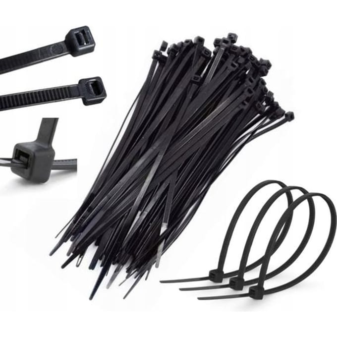 Elpromet Kabelbinders Zwart 300x3,6mm - 100 Stuks