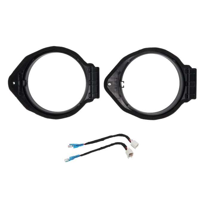 2 STUKS 6,5 inch 16,5 cm Luidspreker Installatie Spacer Update Ring Adapter Zwart met Bedradingsset black