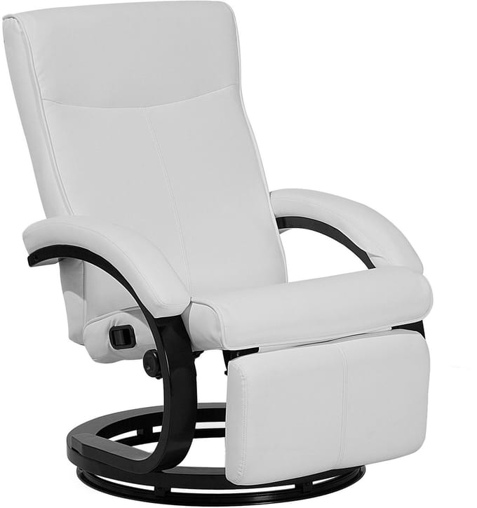 MIGHT - TV-fauteuil - Wit - Kunstleer