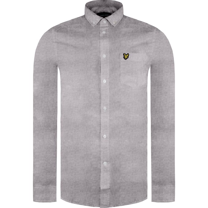 Lyle & Scott Long Sleeve Regular Fit Lichtgewicht Heren Oxford Overhemd LW1302VTR Z835