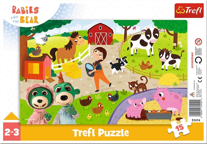Trefl Stripfiguren Legpuzzel - 15 stukjes - Vanaf 3 jaar