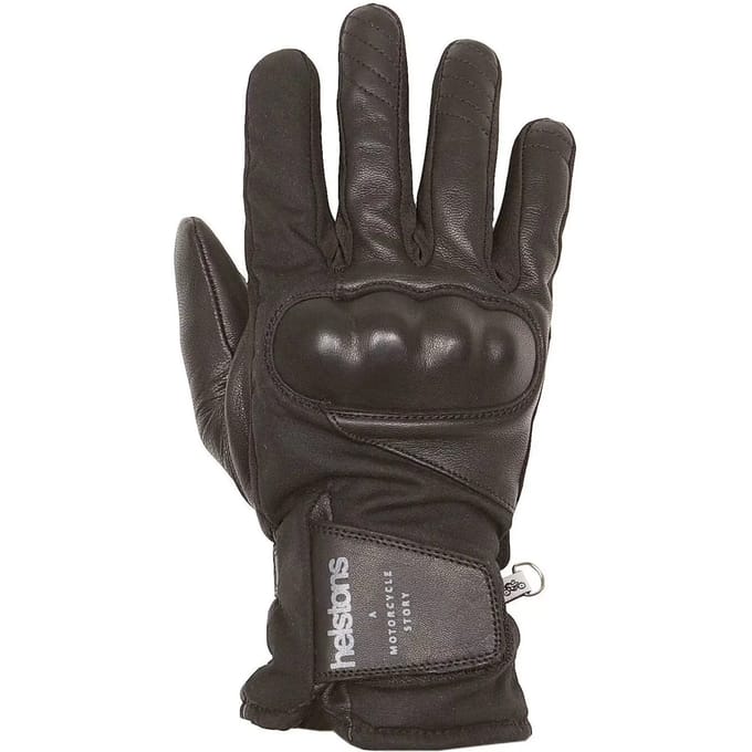 Was stof leren winter motorhandschoenen Helstons curtis