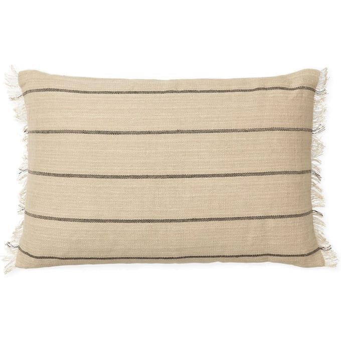 Ferm Living Rust Rechthoekig Kussen - camel/zwart