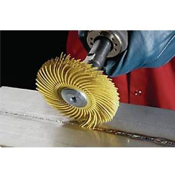Radiaalborstelschijf RB-ZB type C D.75mm K.120 wit 20000min-¹ 3M