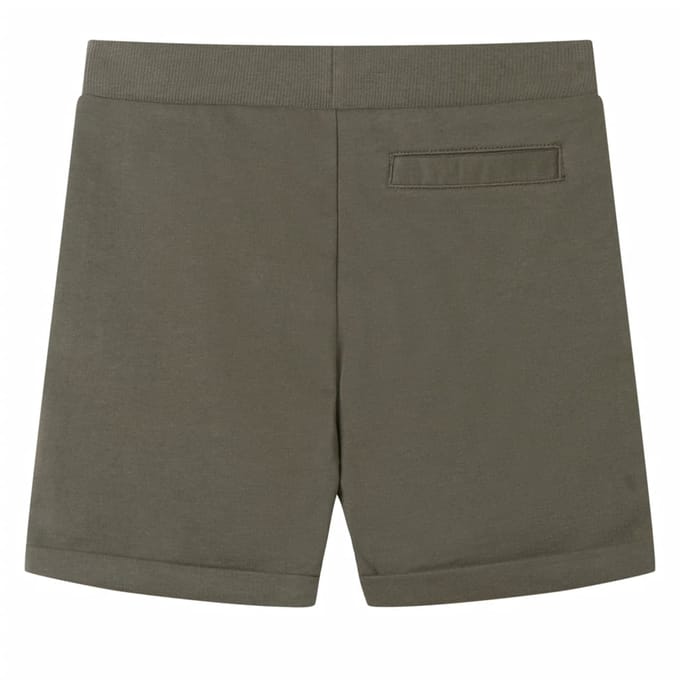 vidaXL - Kindershorts - met - trekkoord - 116 - donkerkaki