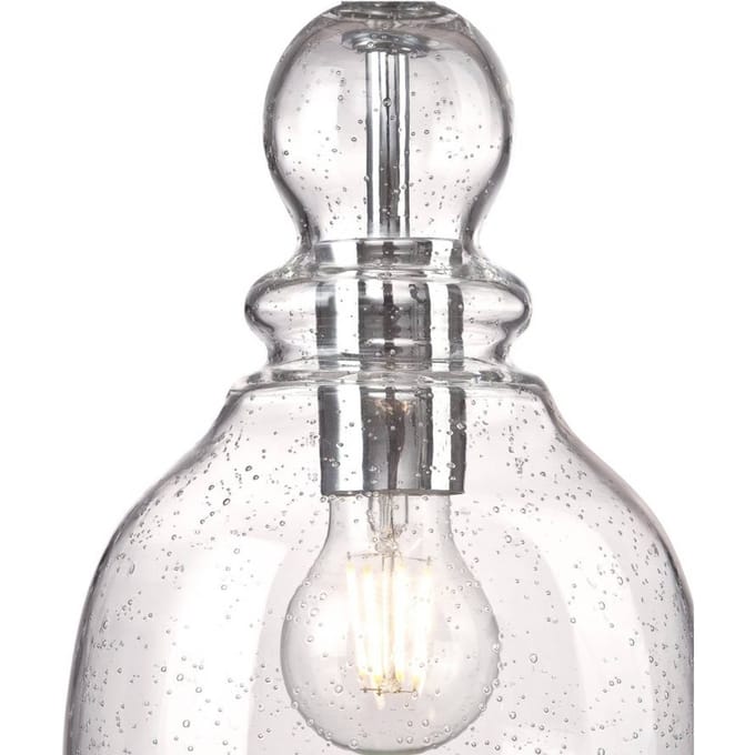 Westinghouse hanglamp Fiona, geborsteld nikkel, Ø 18 cm