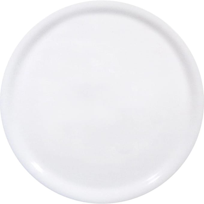 HENDI Pizzabord – Geglazuurd Porselein – Vaatwasmachinebestendig – Ø280mm – Wit
