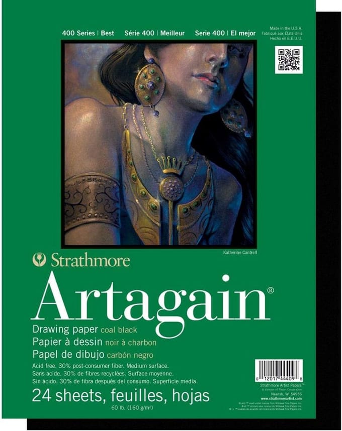 Artagain Pad Tekenblok 30,5 x 45,7 cm - 24 Vellen Tekenpapier