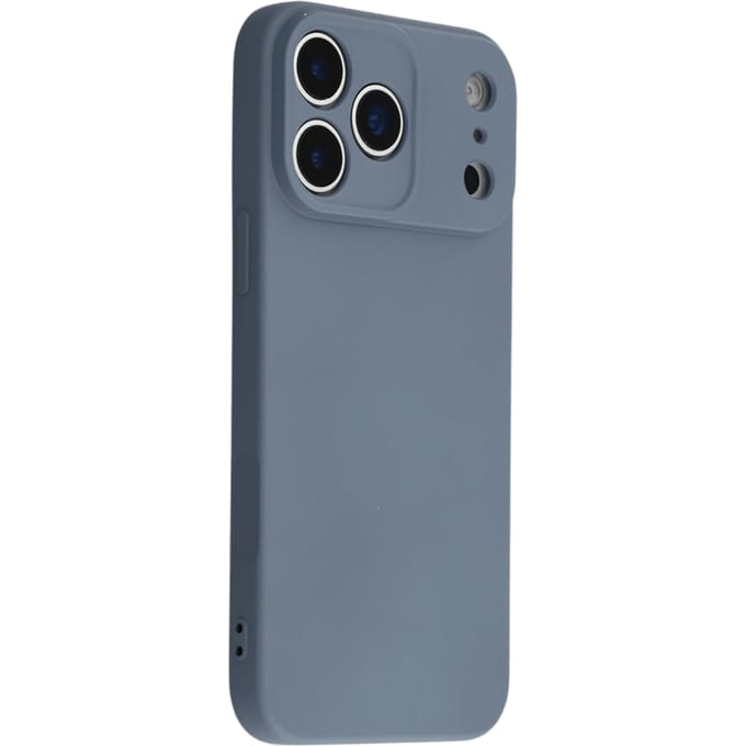 Mocaa Apple iPhone 17 Pro Lens Protection Hoesje Blauwgrijs