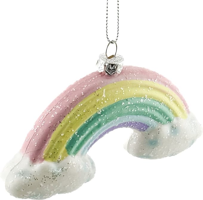 HomeBound by KY | Kerstbal hanger regenboog pastel | kerstbal