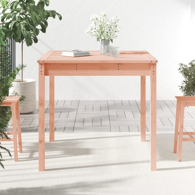 vidaXL - Tuintafel - 82,5x82,5x76 - cm - massief - douglashout