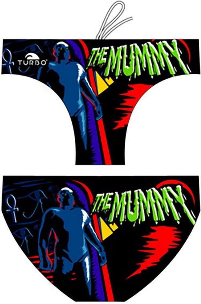 Turbo Mummy Zwemslip Zwart M Man