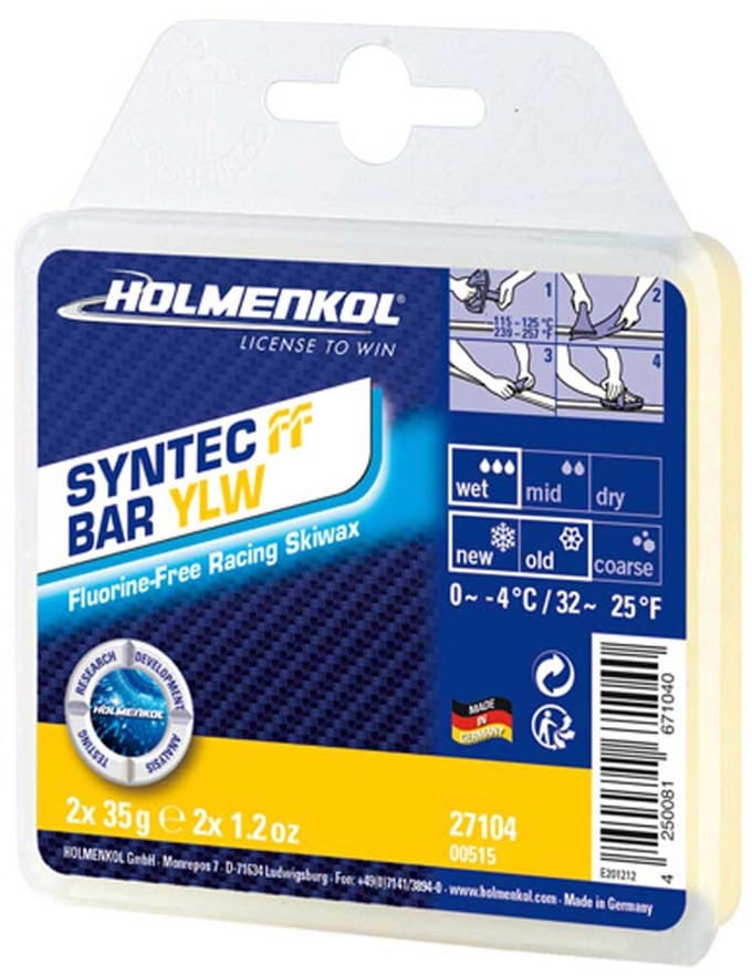 Holmenkol Syntec FF bar yellow 2x35g