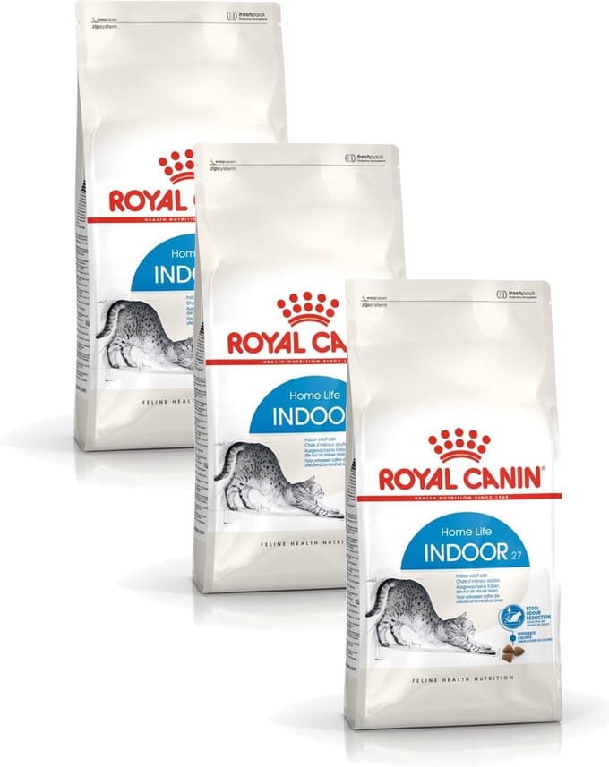 Royal Canin Indoor 27 - Kattenvoer - 3 x 2 kg