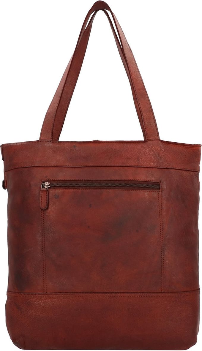 Jack Kinsky Darwin 5 Schoudertas Leer 39 cm - Dames - mokka