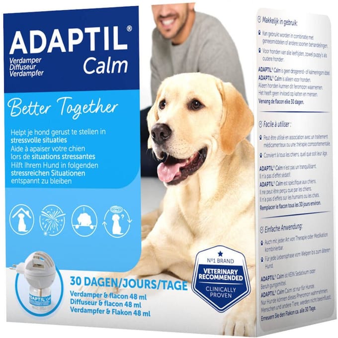 Adaptil Dieren Antistressmiddel - Verdamper en Flacon Startpakket - 48 ml