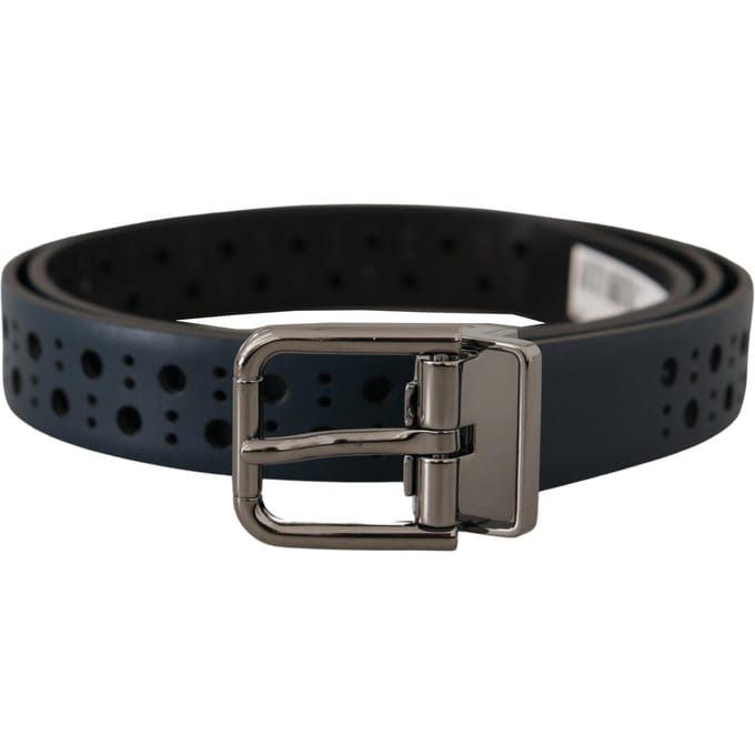 Perforated Leren Riem