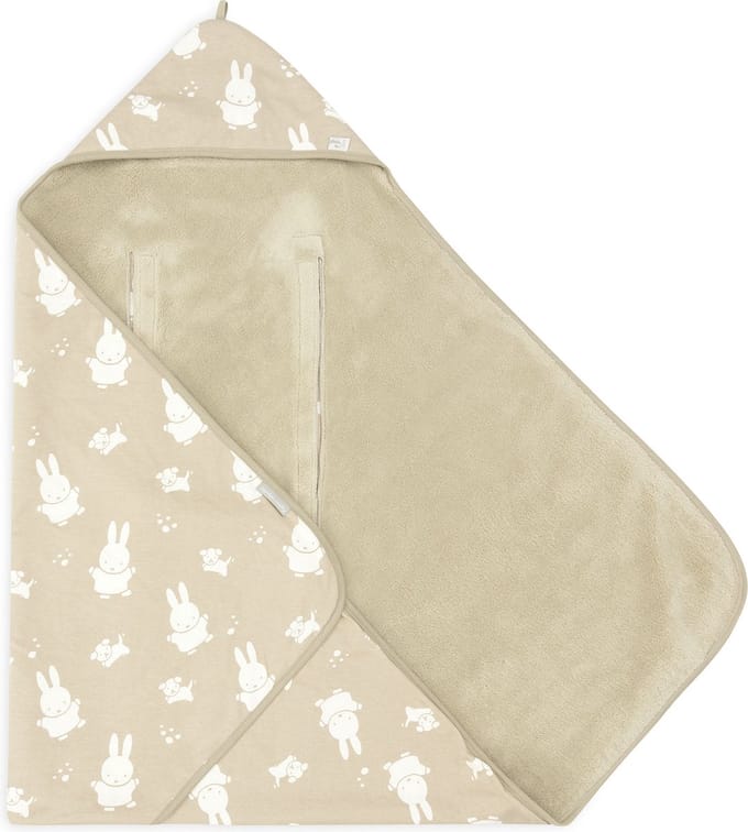 Jollein x Nijntje Wikkeldeken Miffy&Snuffy - Olive Green