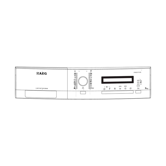 AEG controlepaneel, greeplijst, AEG 1367052527
