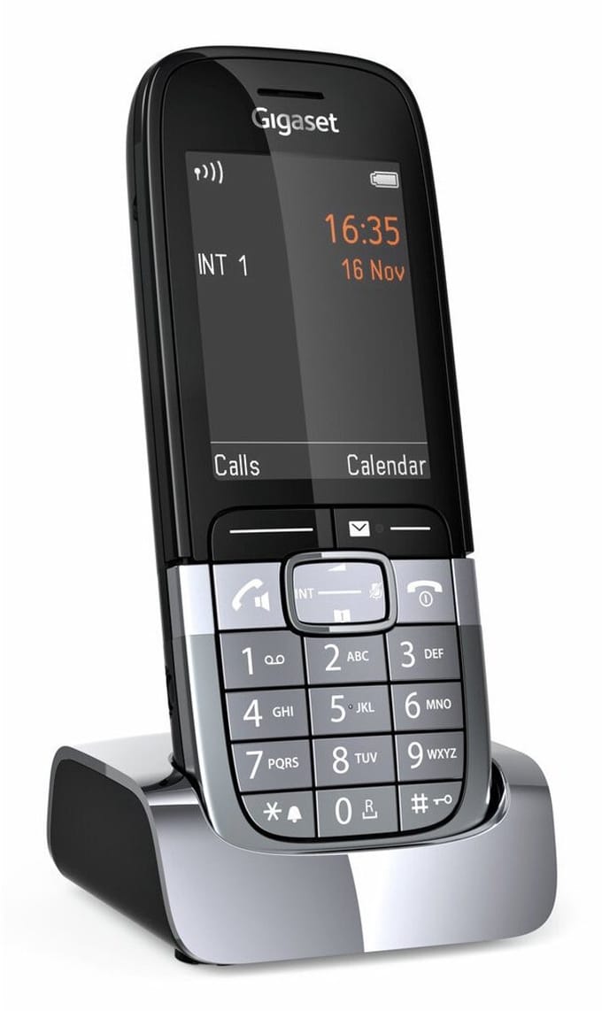 GIGASET SL850H PRO DECT Mobilteil DECT-handset Handsfree TFT Titaan