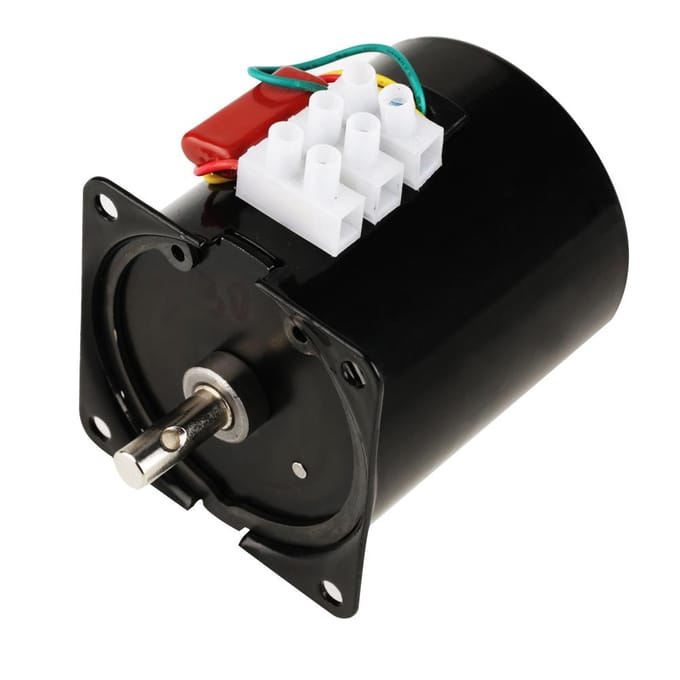 AC220V 28W Moteur Synchrone à Aimant Permanent Miniature CWCCW(5rpm)