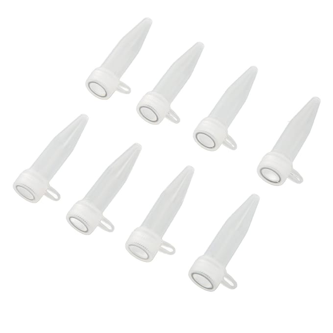 500 stuks microcentrifugebuis professionele heldere polypropyleen 1,5 ml centrifugebuis met kliksluiting white