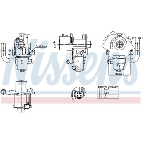 EGR-klep NISSENS 98264