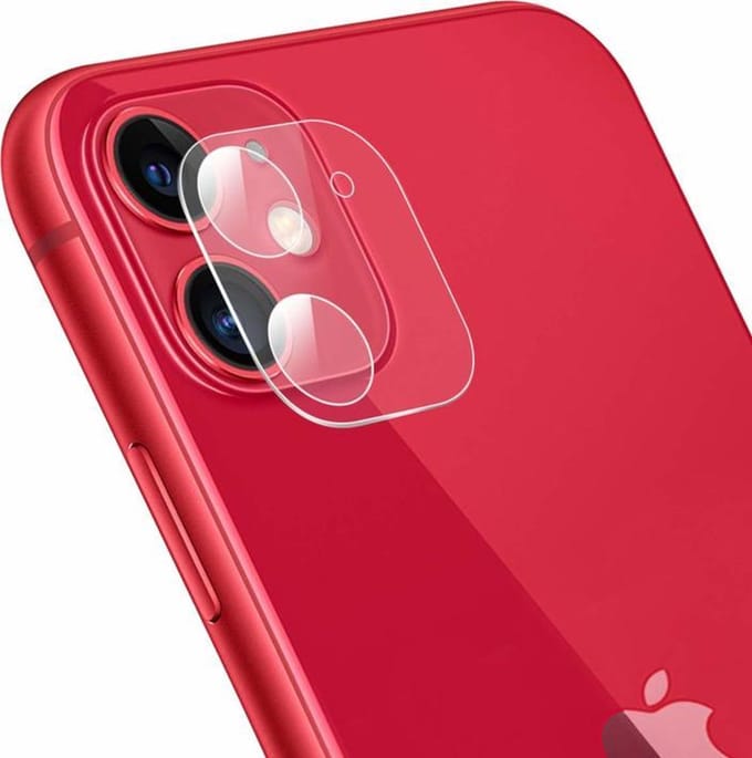 MM&A Camera Lens Tempered Glass Protector geschikt voor Apple iPhone 11 – Screenprotector – Displayfolie – Gehard Glas – Glas - Transparant