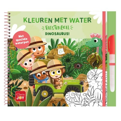 Kleuren Met Water Dinosaurus - Beestenboel - Federico Van Lunter