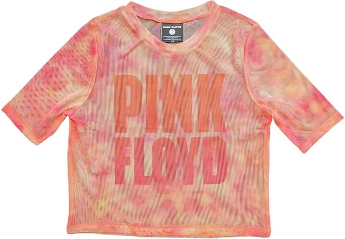 Pink Floyd - Stacked Logo Crop top - S - Roze